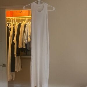 LESET midi racer back dress